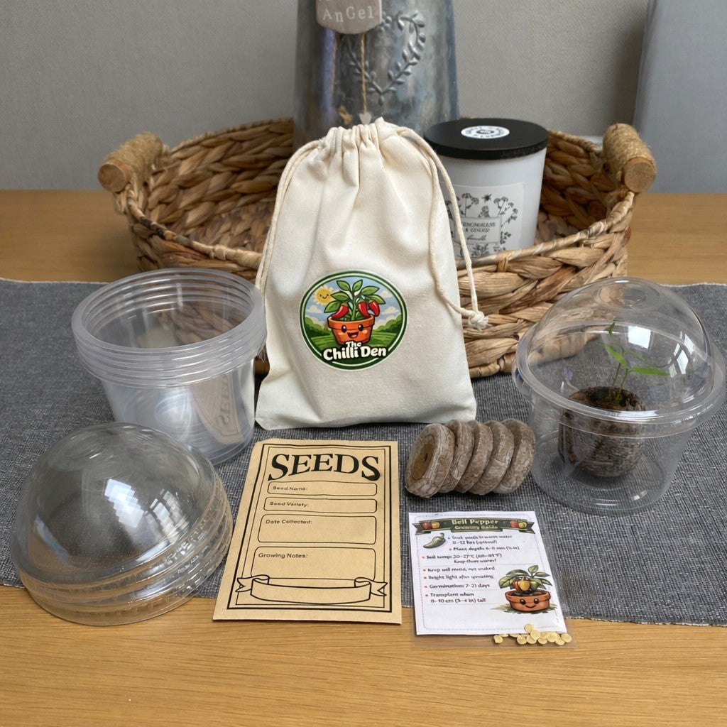 Bell Pepper Growing Kit - Grow Your Own from Seed | Complete Starter Set