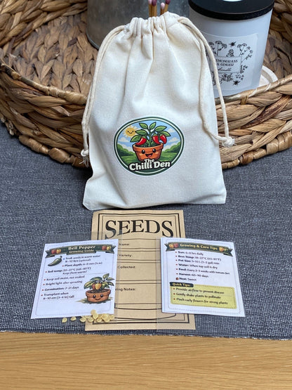 Bell Pepper Growing Kit - Grow Your Own from Seed | Complete Starter Set