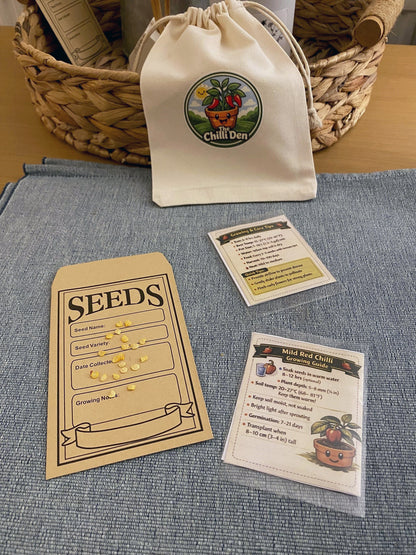 Mild Chilli Growing Kit - Grow Your Own from Seed | Complete Starter Set