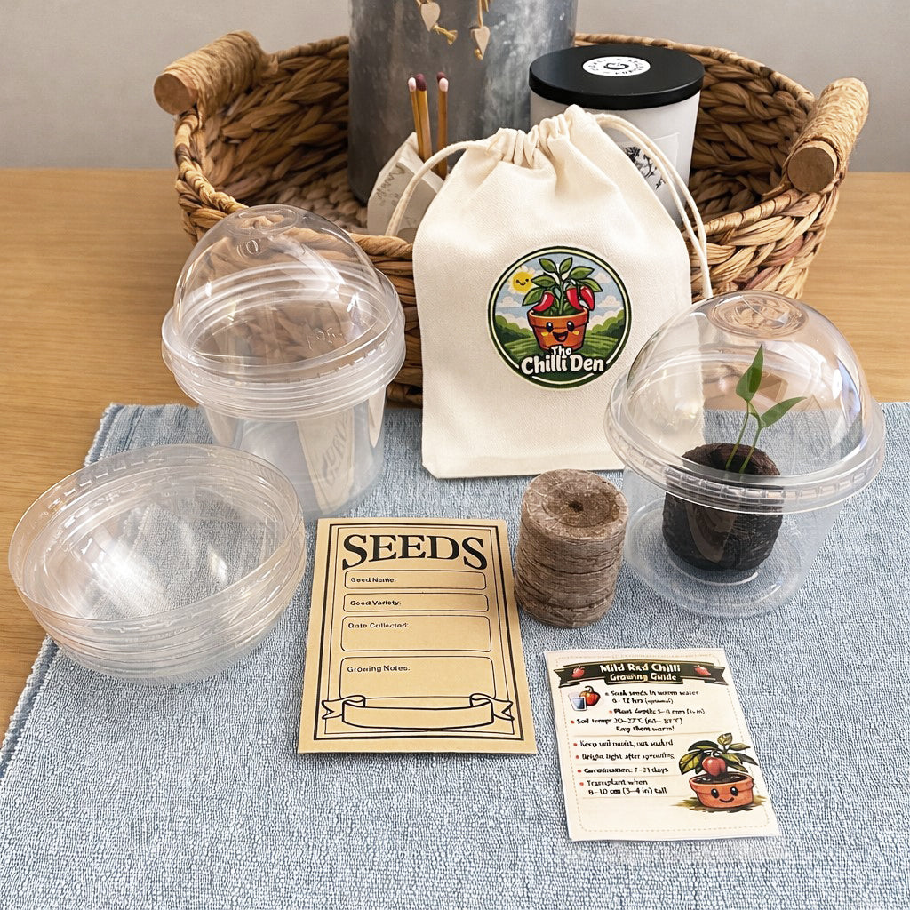 Mild Chilli Growing Kit - Grow Your Own from Seed | Complete Starter Set