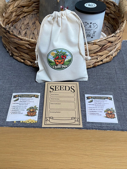 Mini Sweet Pepper Growing Kit - Grow Your Own from Seed | Complete Starter Set