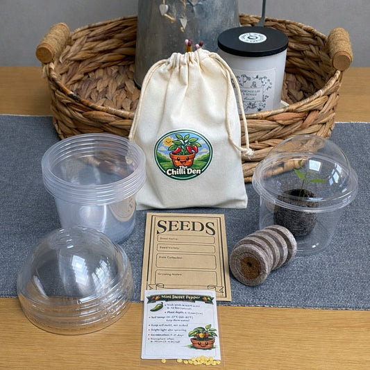 Mini Sweet Pepper Growing Kit - Grow Your Own from Seed | Complete Starter Set
