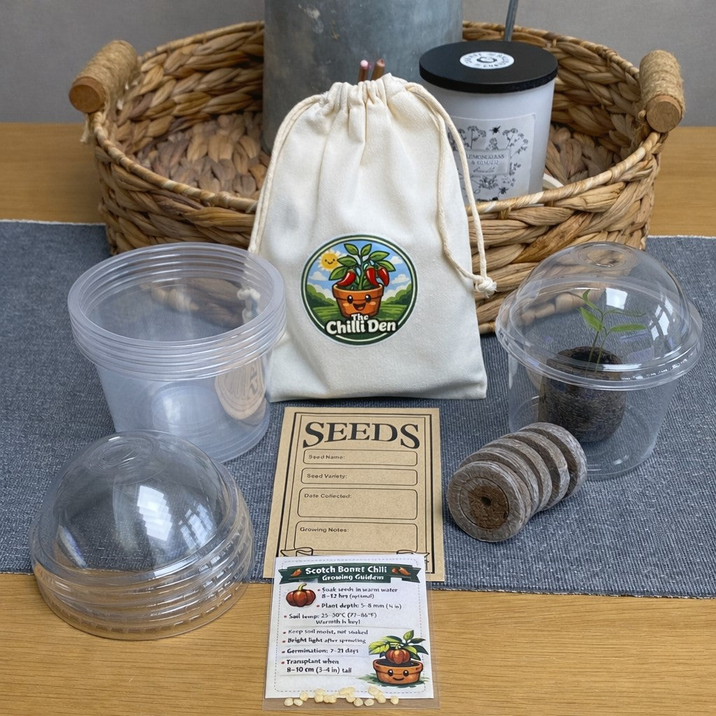 Scotch Bonnet Growing Kit - Grow Your Own from Seed | Complete Starter Set