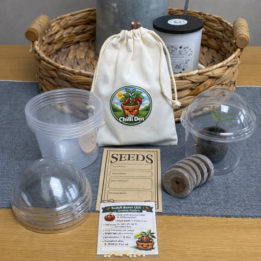 Scotch Bonnet Growing Kit - Grow Your Own from Seed | Complete Starter Set