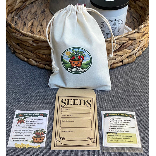 Bird Eye Chilli Growing Kit - Grow Your Own from Seed | Complete Starter Set