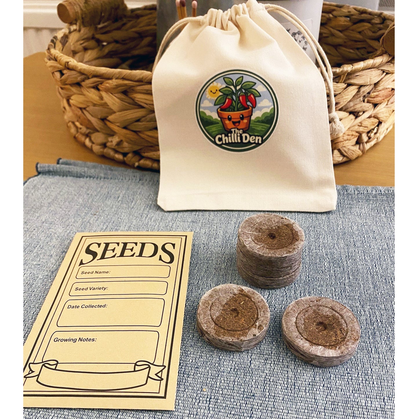 Medium Chilli Growing Kit - Grow Your Own from Seed | Complete Starter Set